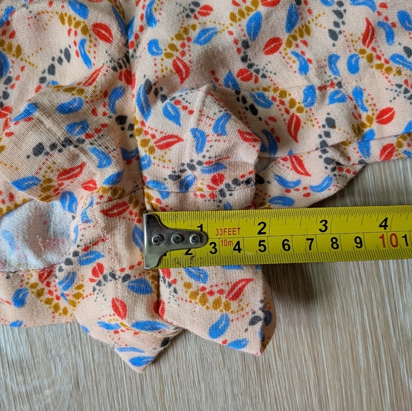 Free People Romper Women's 6 Meet Virginia Split Sleeve - Picture 11 of 12